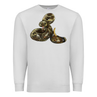 Dove Grey Rattlesnake Premium Sweatshirt - LillyAllenDesigns