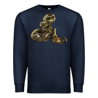 Navy Rattlesnake Premium Sweatshirt - LillyAllenDesigns