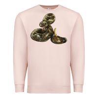 Pale Pink Rattlesnake Premium Sweatshirt - LillyAllenDesigns