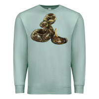 Seafoam Rattlesnake Premium Sweatshirt - LillyAllenDesigns