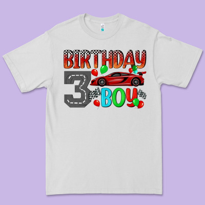 Birthday Boy 3 Premium Tee Designed By Bundleandbundleshop