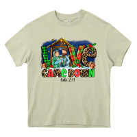 Mossy Love Came  Down Luke 2 11 Heavy Core Tee - MaliasSmallBusiness