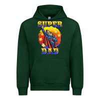 Forest Green super dad Urban Hoodie - BarkalooDesign