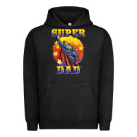 Pigment Black super dad Urban Hoodie - BarkalooDesign