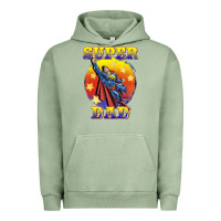 Pigment Oil Green super dad Urban Hoodie - BarkalooDesign