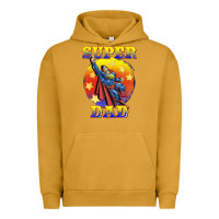 Pigment Peanut Butter super dad Urban Hoodie - BarkalooDesign