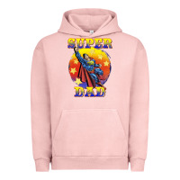 Pigment Salmon super dad Urban Hoodie - BarkalooDesign