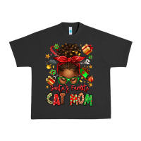 Pigment Black santas favorite cat mom Urban Heavy Tee - texasbilliewilder