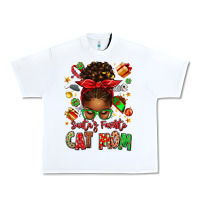 White santas favorite cat mom Urban Heavy Tee - texasbilliewilder
