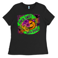 Black sorta sweet spooky Ladies Tee - BundleAndBundleShop