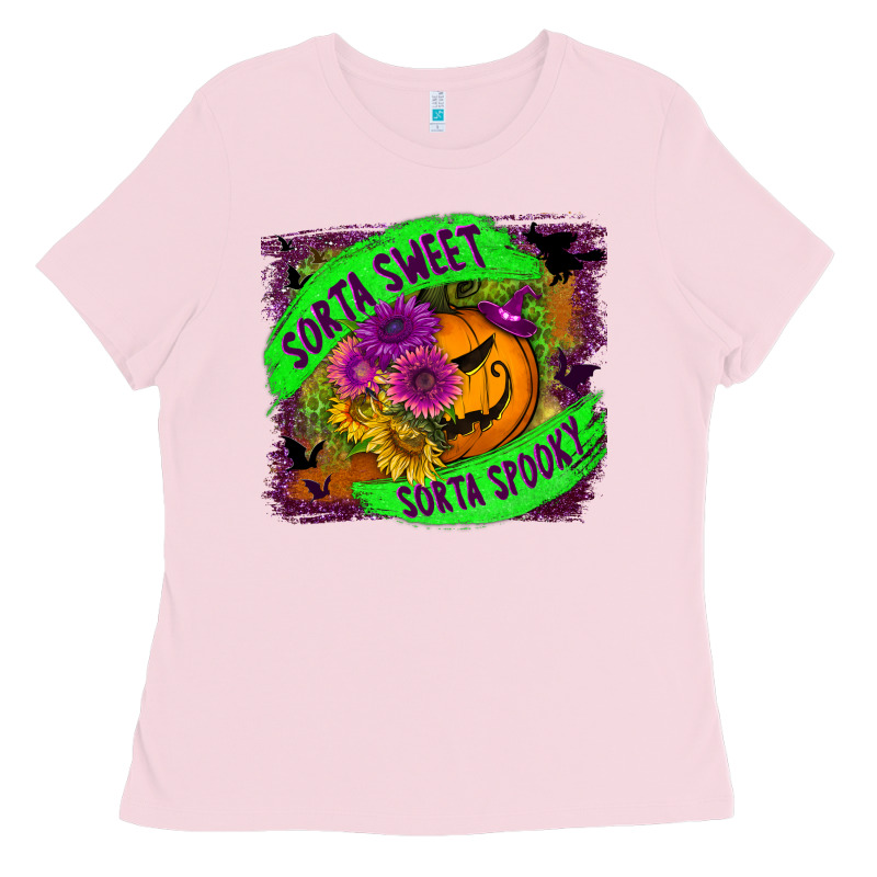 Sorta Sweet Spooky Ladies Tee by BundleAndBundleShop | Teevron