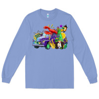 Colony Blue mardi gras gnome on the truck Long Sleeve Tee - CowGirlArtShop