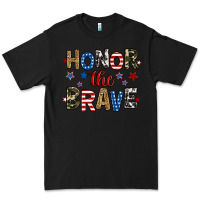 Black honor the brave Premium Tee - RanaPortraitStore