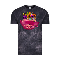 Cloud Black Personalized Girl Halloween Candy Vintage Tee - texasbilliewilder