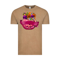 Vintage Coffee Personalized Girl Halloween Candy Vintage Tee - texasbilliewilder