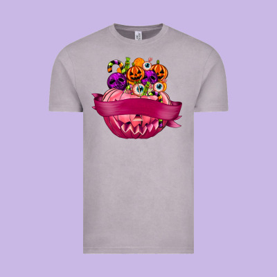 Personalized Girl Halloween Candy Vintage Tee Designed By Texasbilliewilder