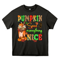 Asphalt Pumpkin Spice And Everything Nice Heavy Core Tee - MaliasSmallBusiness