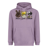 Lavender peace love ostrich Heavyweight Hoodie - LillyAllenDesigns