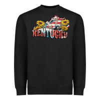Black Kentucky 4th of July Heavyweight Sweatshirt - FaDigitalArtStudio