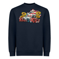 Navy Kentucky 4th of July Heavyweight Sweatshirt - FaDigitalArtStudio