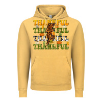 Vintage Mustard Thankful Thankful Thankful Vintage Hoodie - NancyCooperArtShop
