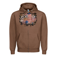 Chestnut 4th of july background Zipper Hoodie - BundleAndBundleShop