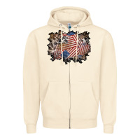 Sandshell 4th of july background Zipper Hoodie - BundleAndBundleShop