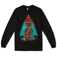 Black turquoise glitter aztec arrowhead Long Sleeve Tee - Jasminsmagicworld