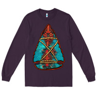 Plum turquoise glitter aztec arrowhead Long Sleeve Tee - Jasminsmagicworld