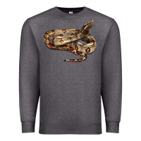 Charcoal Heather red tail boa snake Premium Sweatshirt - LillyAllenDesigns