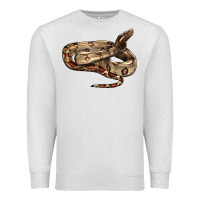 Oatmeal Heather red tail boa snake Premium Sweatshirt - LillyAllenDesigns