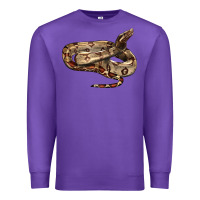 Purple red tail boa snake Premium Sweatshirt - LillyAllenDesigns
