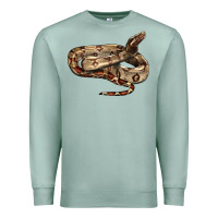 Seafoam red tail boa snake Premium Sweatshirt - LillyAllenDesigns