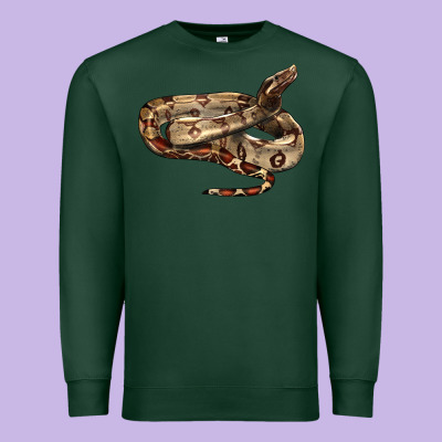Red Tail Boa Snake Premium Sweatshirt Designed By Lillyallendesigns