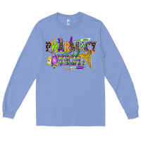 Colony Blue mardi gras pharmacy tech Long Sleeve Tee - CowGirlArtShop