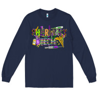 Navy mardi gras pharmacy tech Long Sleeve Tee - CowGirlArtShop