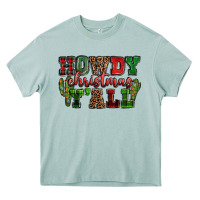 Arona Howdy Christmas y'all Heavy Core Tee - NancyCooperArtShop
