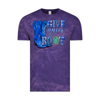 Cloud Purple give cancer the boot colon cancer blue ribbon nca Vintage Tee - NancyCooperArtShop