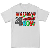 Dove Grey birthday boy 4 Premium Tee - BundleAndBundleShop