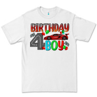 White birthday boy 4 Premium Tee - BundleAndBundleShop