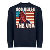 God Bless The Usa Heavyweight Sweatshirt | Teevron
