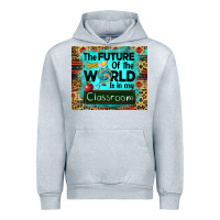 Heather Grey the future of the world is in my classroom mousepad Urban Hoodie - BarkalooDesign