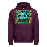 Mauve Wine the future of the world is in my classroom mousepad Urban Hoodie - BarkalooDesign