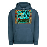 Pigment Midnight Navy the future of the world is in my classroom mousepad Urban Hoodie - BarkalooDesign