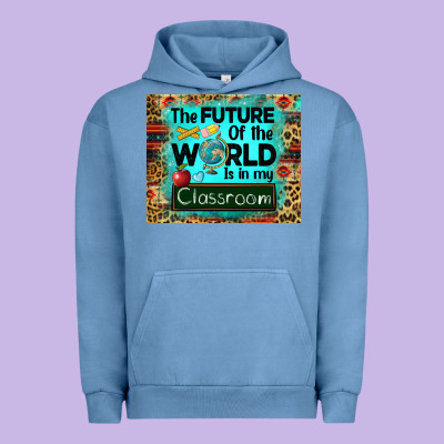 The Future Of The World Is In My Classroom Mousepad Urban Hoodie Designed By Barkaloodesign