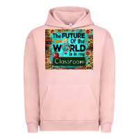 Pigment Salmon the future of the world is in my classroom mousepad Urban Hoodie - BarkalooDesign