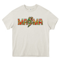 Cream Mama Christmas lightning bolt Heavy Core Tee - NancyCooperArtShop
