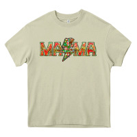 Mossy Mama Christmas lightning bolt Heavy Core Tee - NancyCooperArtShop