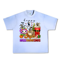 Grape Ice happy hallothanksmas skeleton coffee cups Urban Heavy Tee - texasbilliewilder