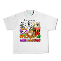 Lunar Rock happy hallothanksmas skeleton coffee cups Urban Heavy Tee - texasbilliewilder